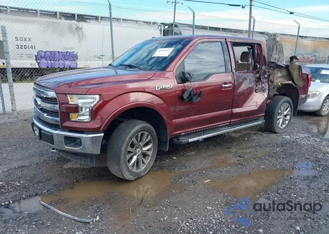2017 Ford F-150 Lariat z USA, uszkodzony, nr VIN 1FTEW1EF8HFA19721